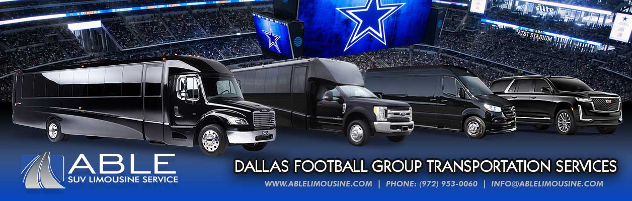 Dallas Cowboys Football Limo Service ATT Stadium Transportation Dallas Cowboys Football Limo Service ATT Stadium Transportation