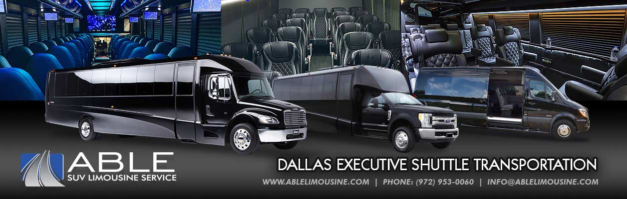 Dallas Central Business District Executive Shuttle Bus Transportation Services
