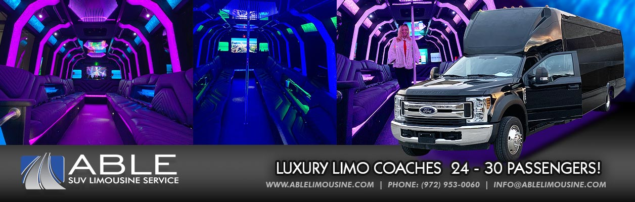 Dallas Limo Wedding Limo Coach Transportation Services