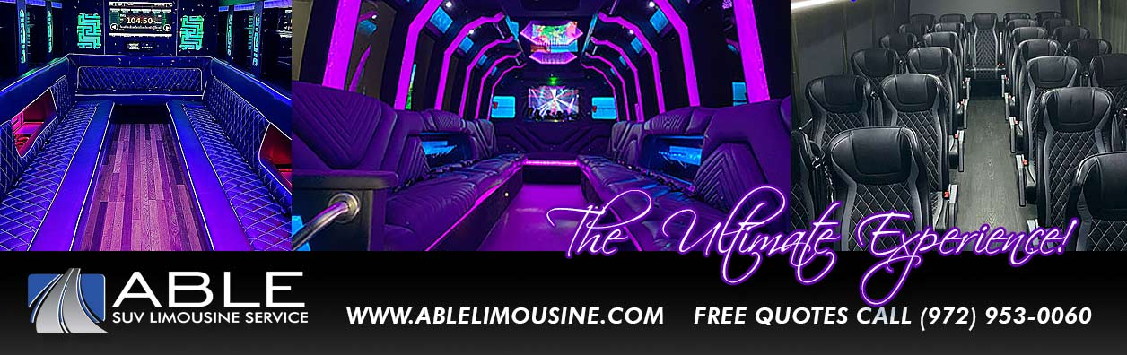 Dallas Special Occasion Shuttle Bus Party Bus Transportation Services