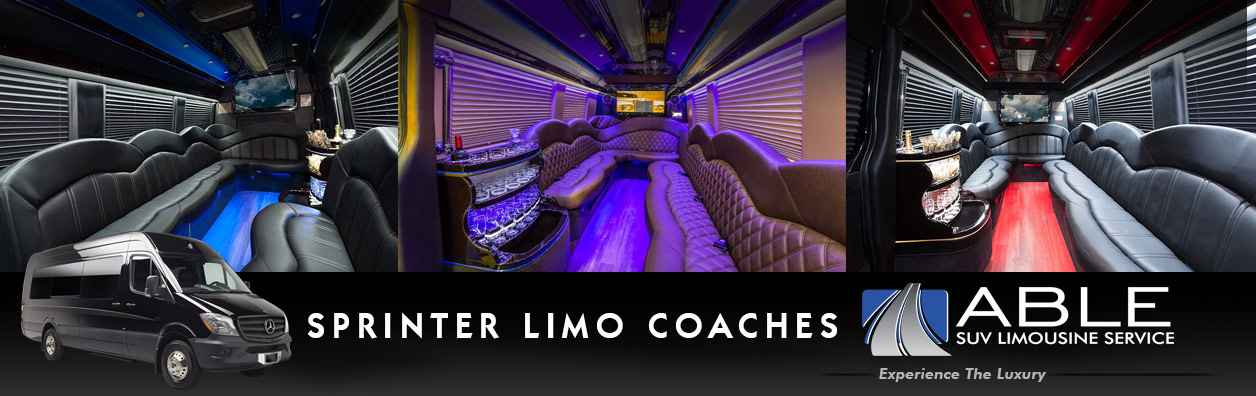 Dallas Bachelorette Party Sprinter Limo Coach Service Rentals
