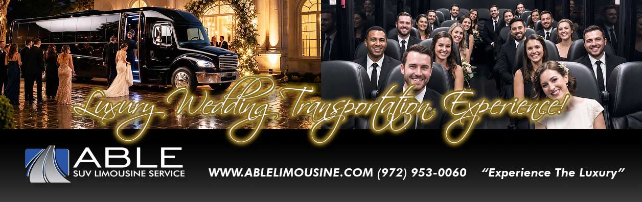 Dallas Wedding Shuttle Bus Transportation Service Rental - Fort Worth Dallas Wedding Shuttle Bus Transportation Service Rental - Fort Worth