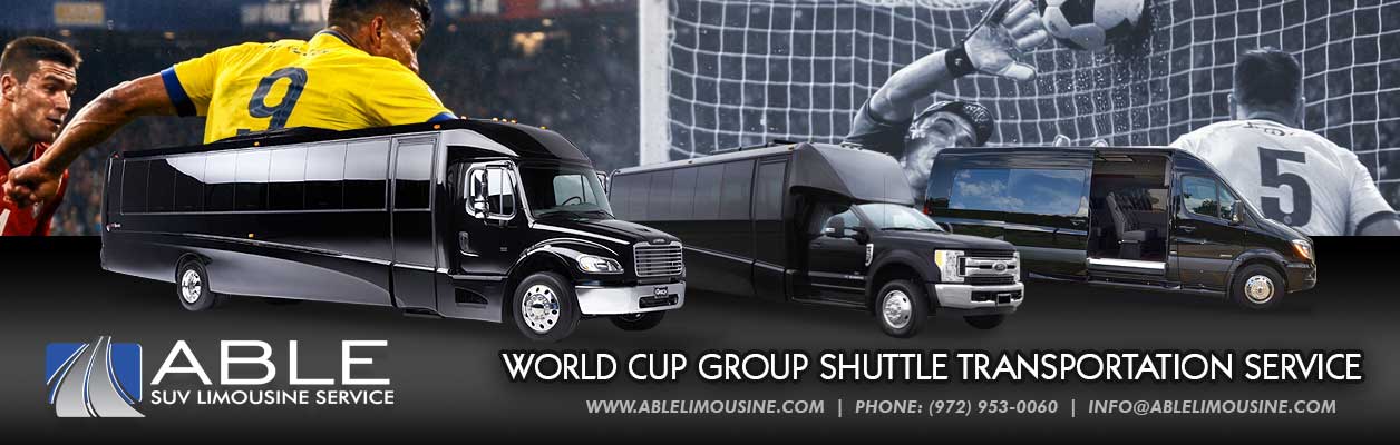 Dallas 2026 World Cup Transportation Limo Services - Group Transportation