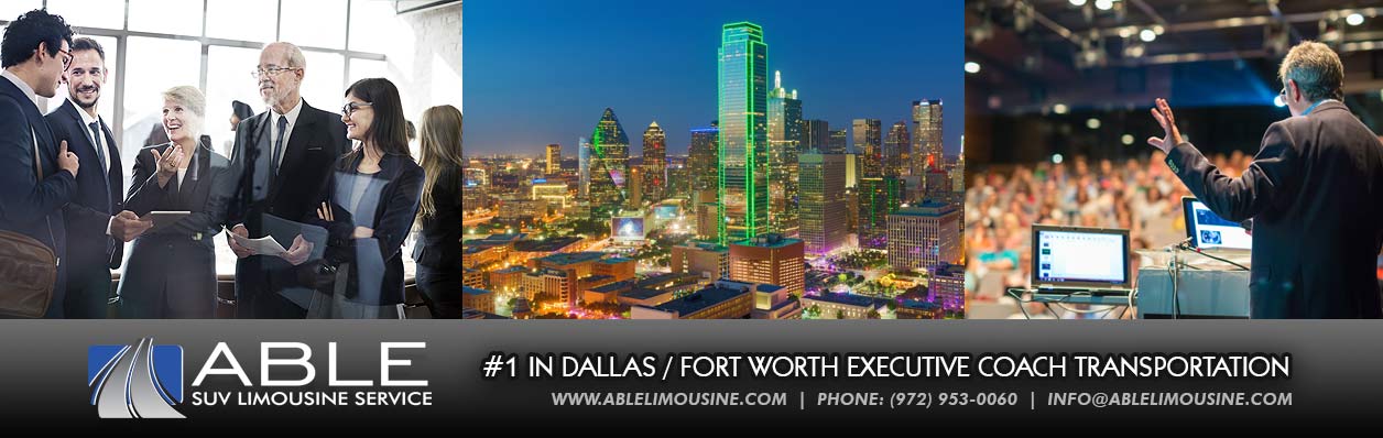 Executive Coach Bus Charter Transportation Services Dallas / Fort Worth