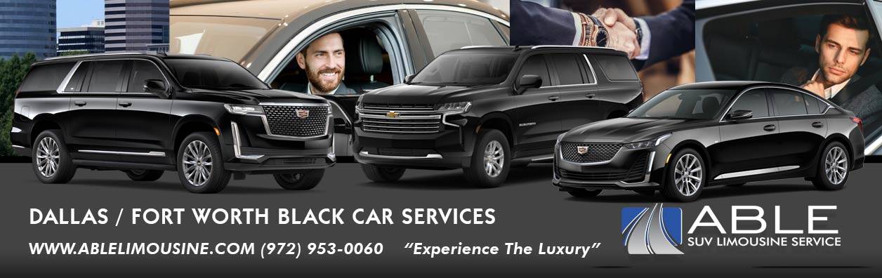 Dallas Black Car Transportation Services - Sedans - SUVs