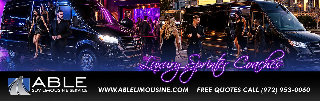 Special Event Dallas Sprinter Shuttle Transportation Services